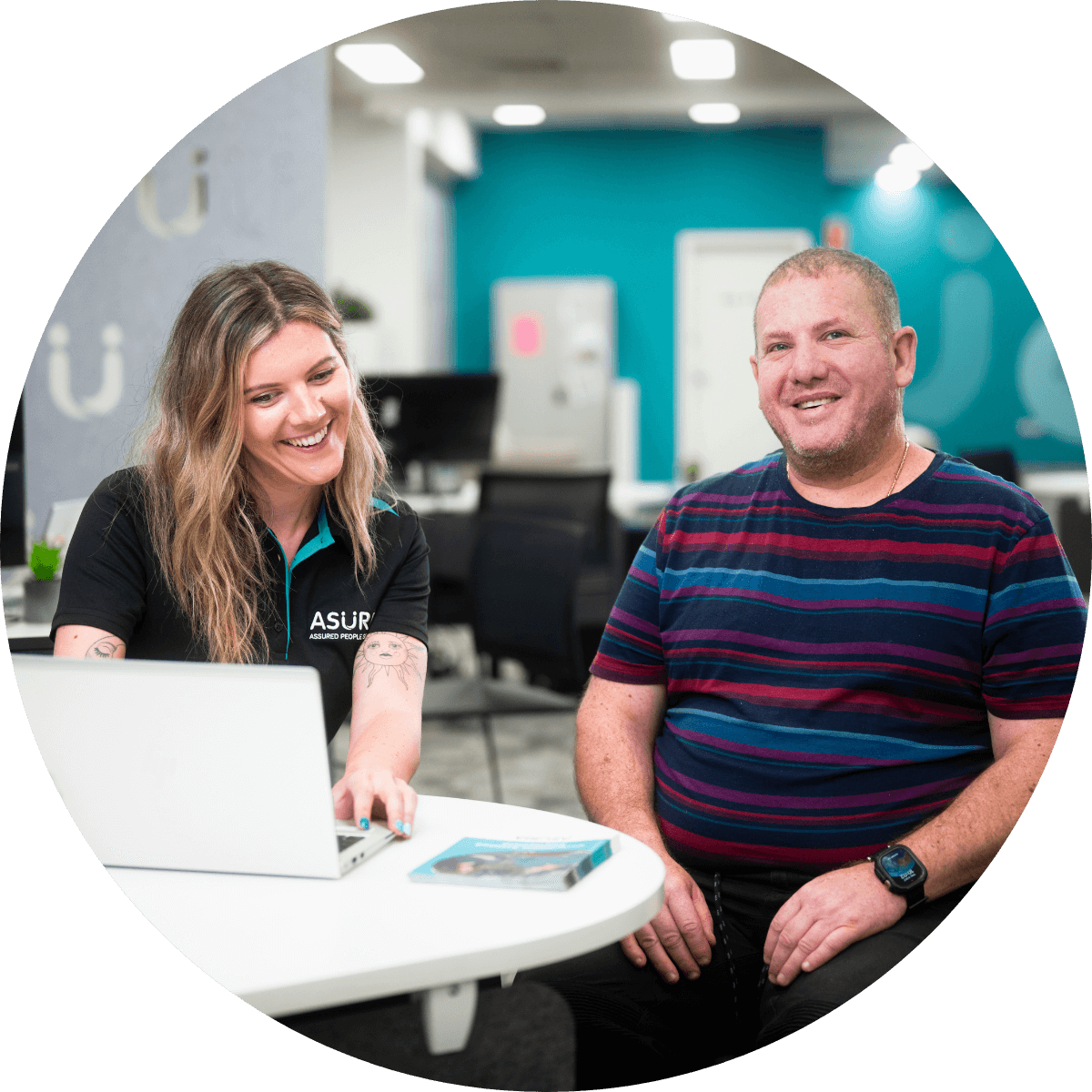 2 - Computer and looking at camera(2)